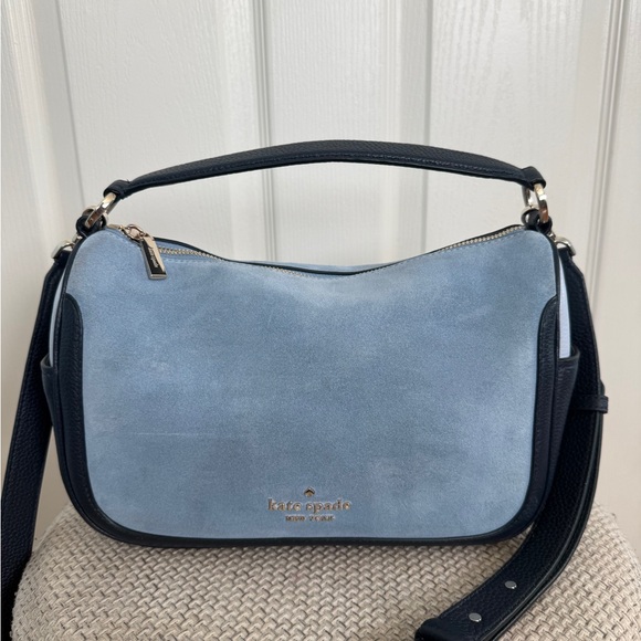 KATE SPADE SMOOSH TWO WAY SUEDE LEATHER BAG, EUC - Picture 2 of 10